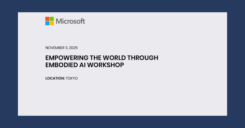 Empowering The World Through Embodied AI Workshop