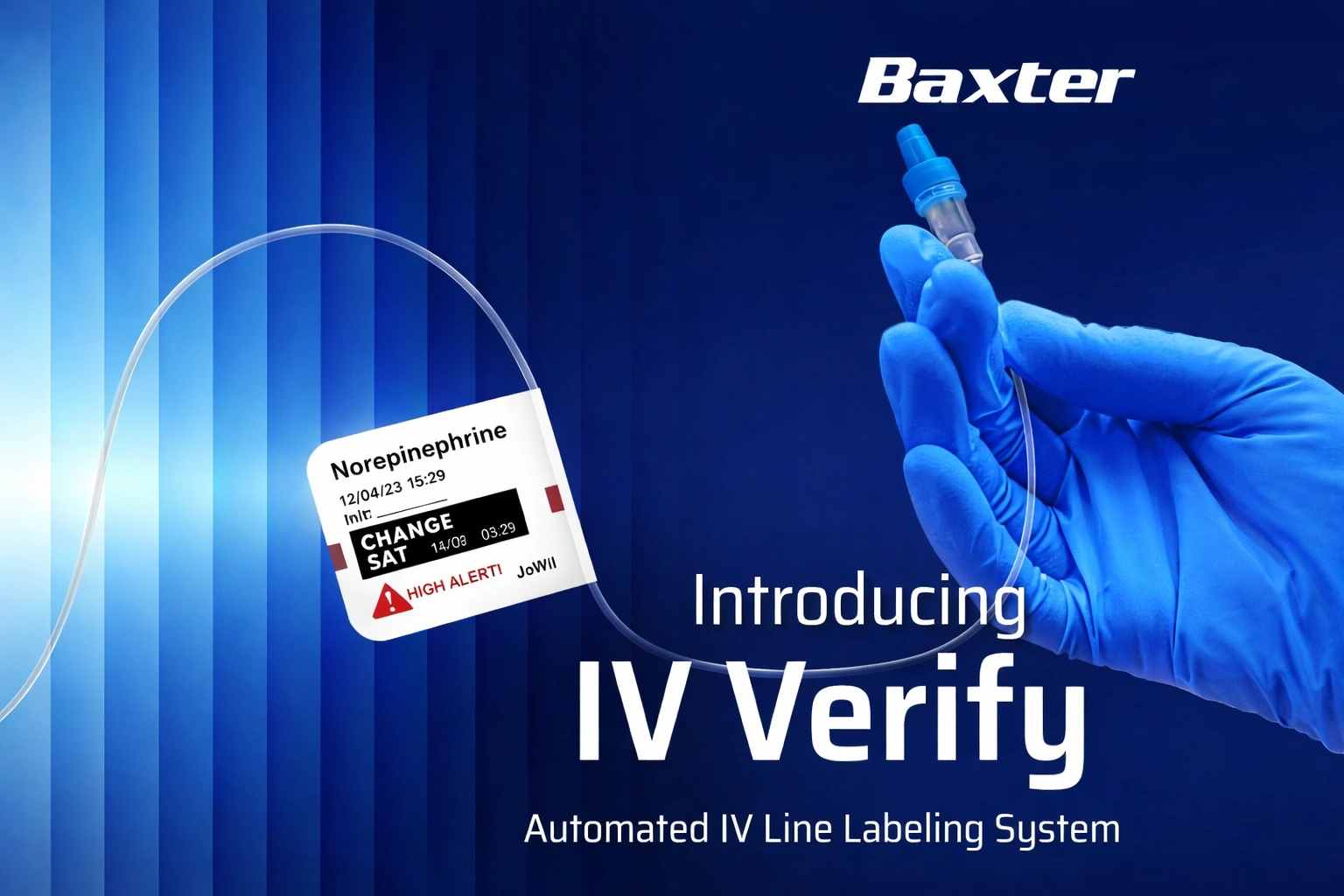 Baxter Introduces the IV Verify Line Labeling System