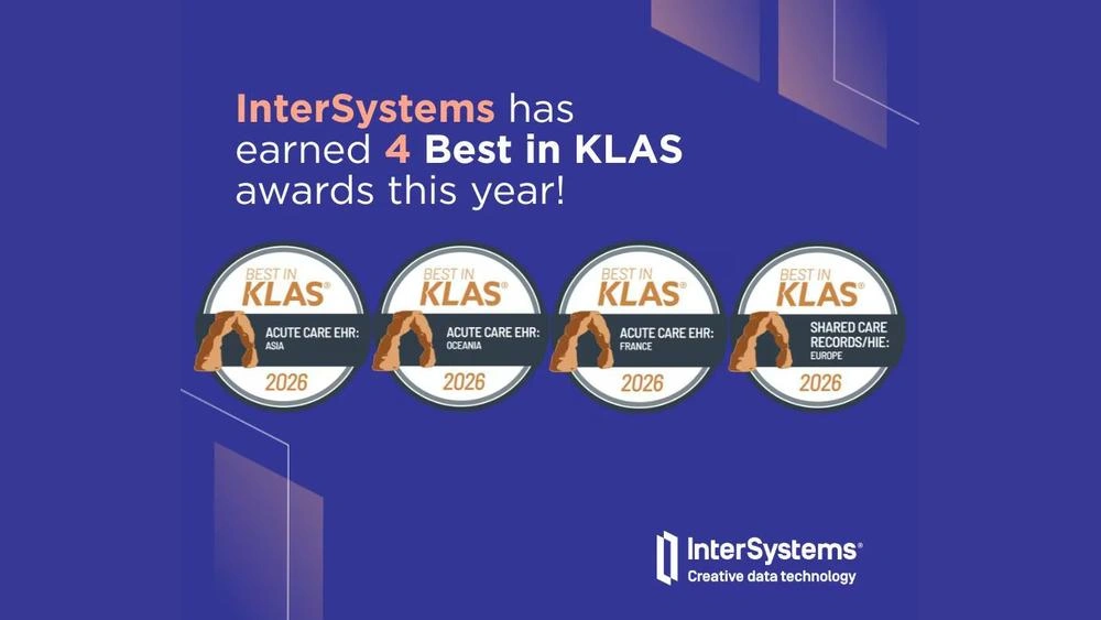 InterSystems Honored with Four 2026 Best in KLAS Awards