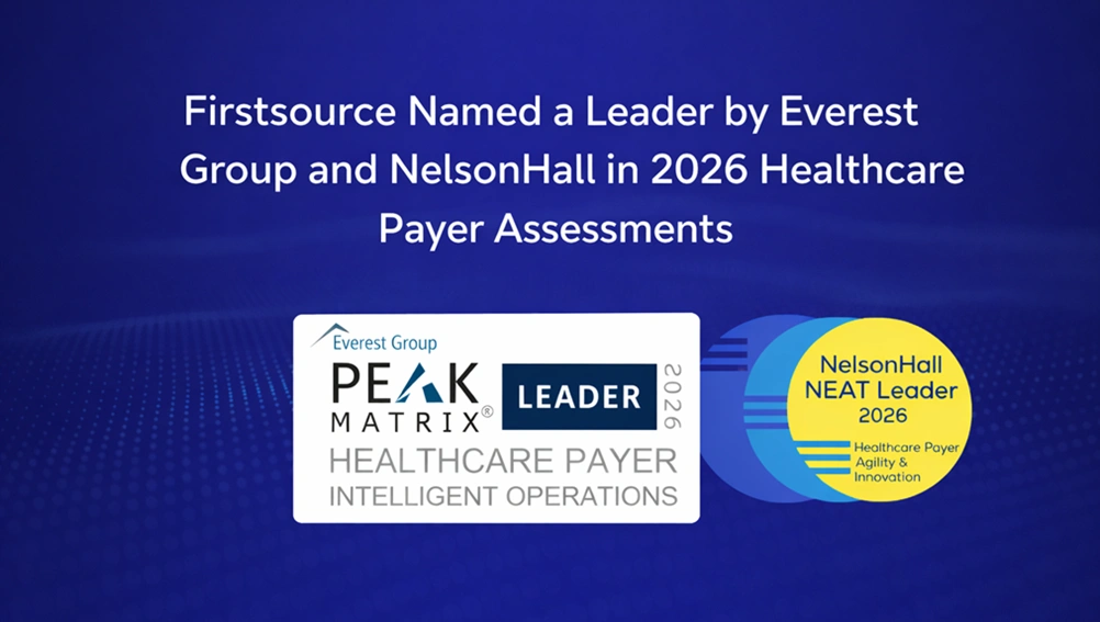 Firstsource Named a Leader by Everest Group and NelsonHall