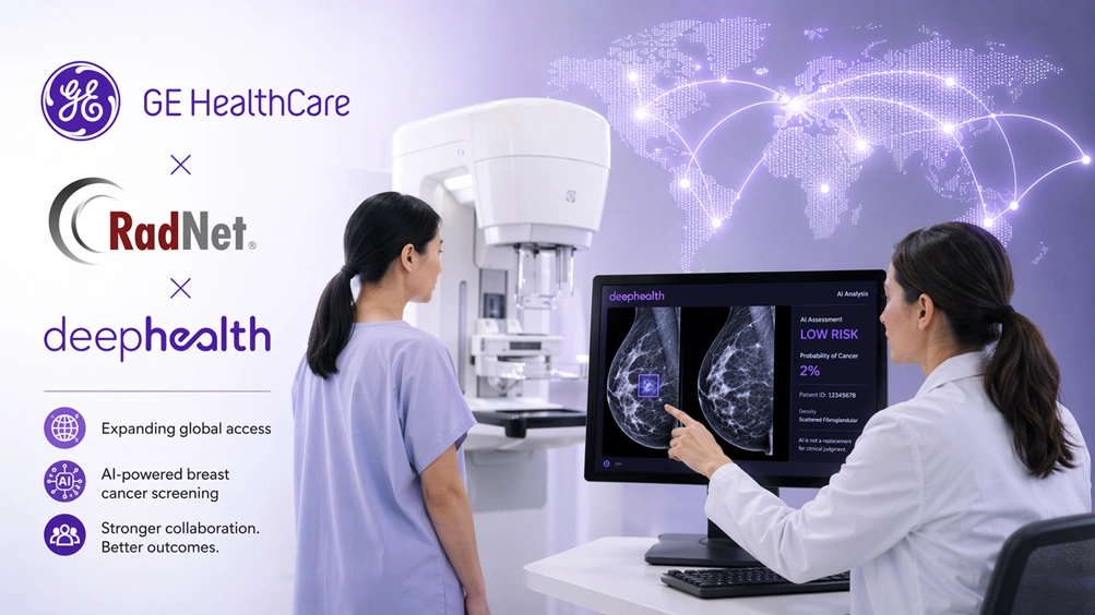 GE HealthCare expands mammography collaboration with RadNet’s DeepHealth