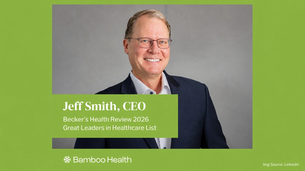 Bamboo Health CEO Jeff Smith Recognition on Becker’s 2026 Top Health Leaders