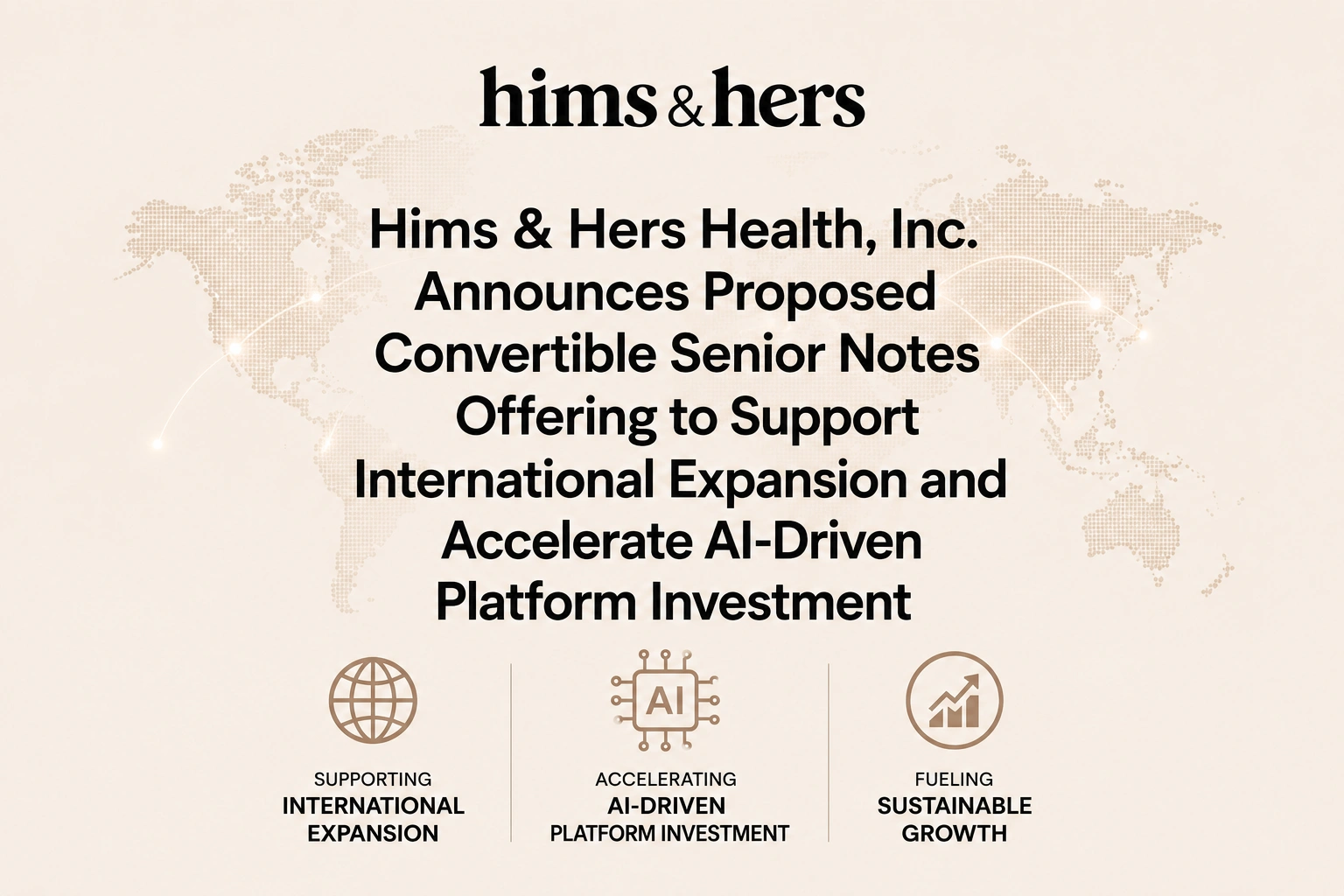 Hims & Hers Health, Inc. Announces Proposed Convertible Senior Notes