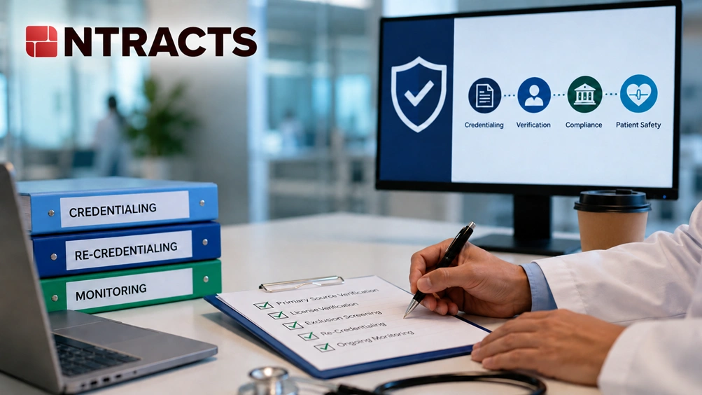 Ntracts advances healthcare compliance with launch of Credentialing Verification Organization services