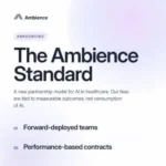 Ambience Healthcare Introduces Outcome-Based AI Partnership Model for Health Systems