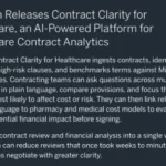 Milliman Launches Contract Clarity for Healthcare, an AI-Powered Contract Analytics Platform